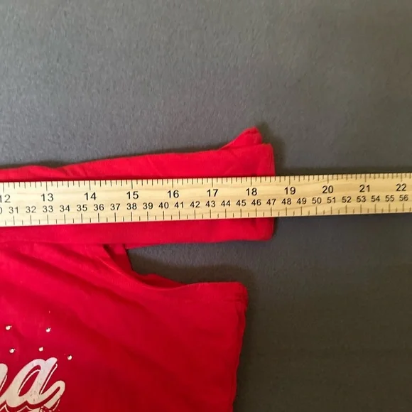 Y2K Style Red Off The Shoulder Drama Top - Picture 6 of 6